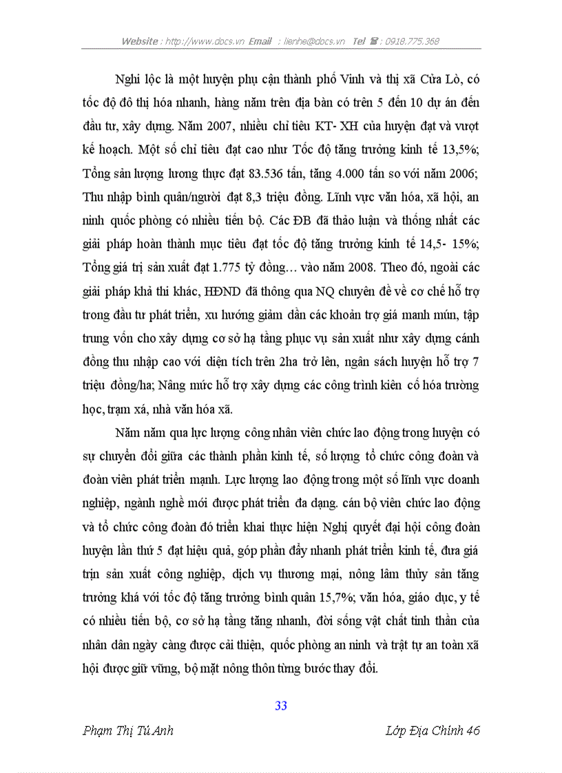 image for page Thực trạng và giải pháp cấp giấy chứng nhận quyền sử dụng đất huyện Nghi Lộc tỉnh Nghệ An