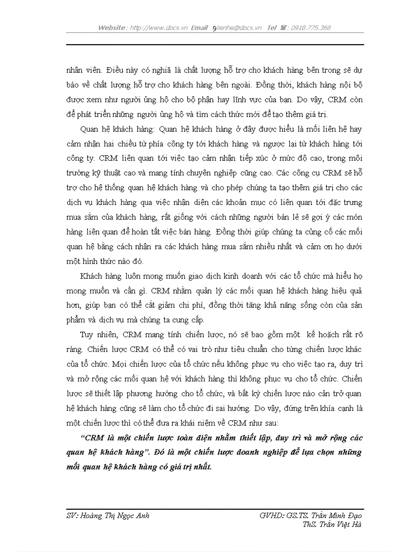 image for page Phát triển hệ thống quản lý quan hệ khách hàng CRM tại ngân hàng TMCP Kỹ thương Việt Nam Techcombank