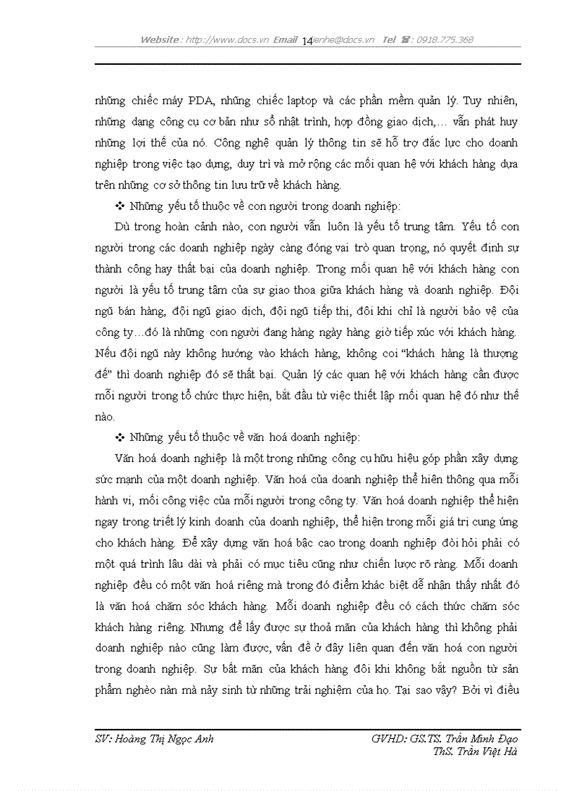 image for page Phát triển hệ thống quản lý quan hệ khách hàng CRM tại ngân hàng TMCP Kỹ thương Việt Nam Techcombank