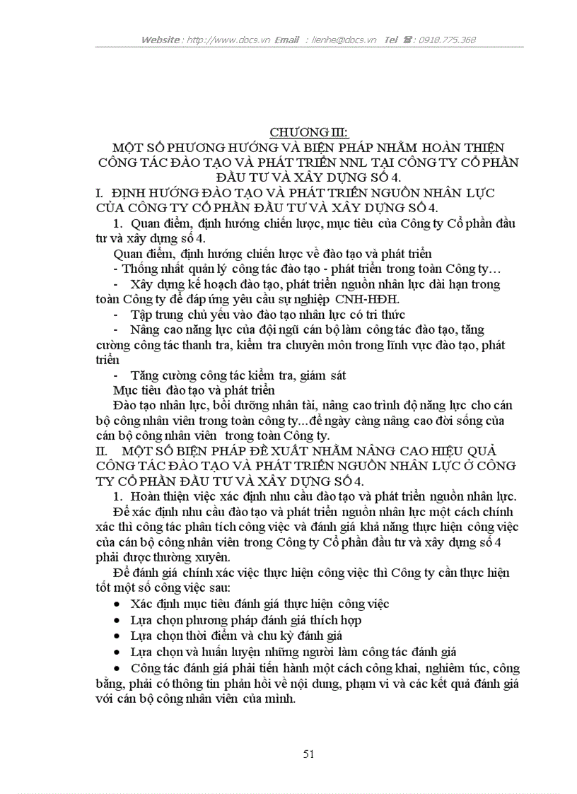 image for page Hoàn thiện công tác đào tạo và phát triển nguồn nhân lực tại Công ty CP đầu tư và xây dựng số 4