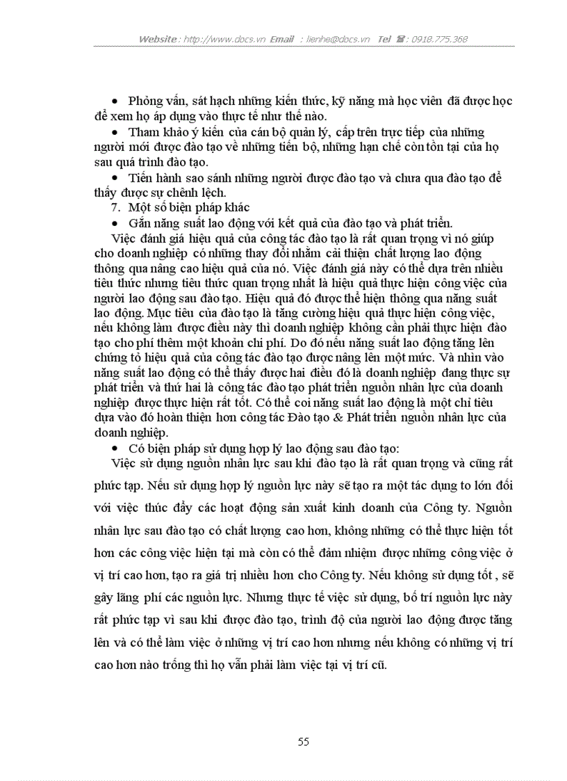 image for page Hoàn thiện công tác đào tạo và phát triển nguồn nhân lực tại Công ty CP đầu tư và xây dựng số 4