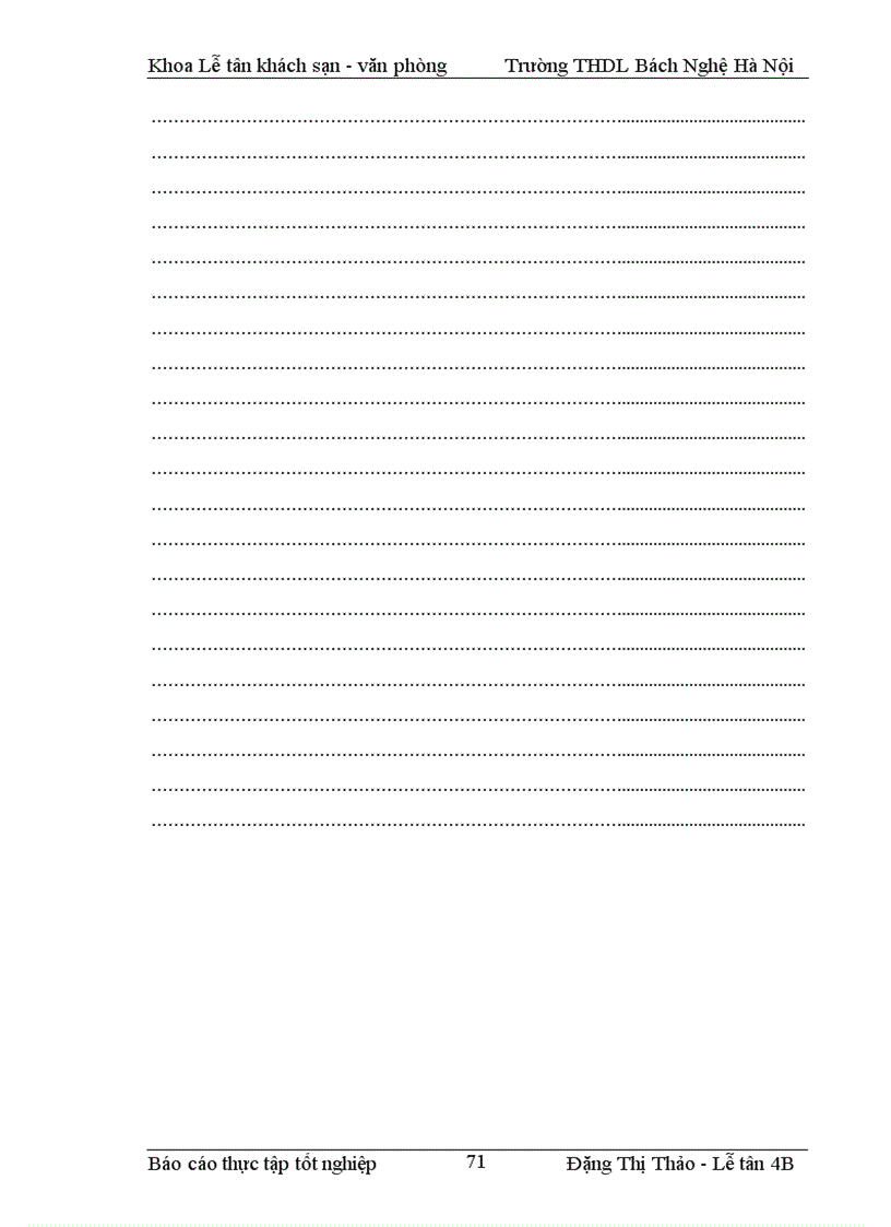 image for page Phân tích các chiến lược cho quá trình hình thành phát triển và đặc điểm kinh doanh của Khách sạn Thủ Đô nghiệp vụ Khách sạn