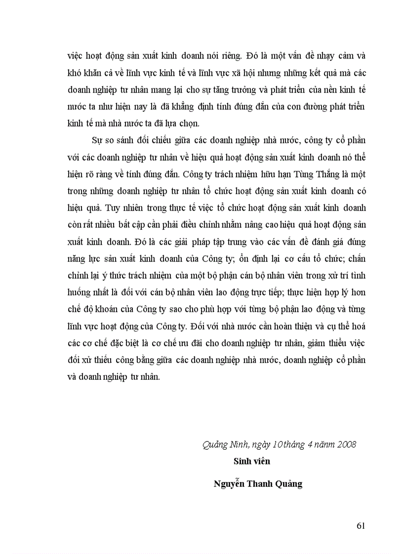 image for page Một số giải pháp nhằm góp phần nâng cao hiệu quả hoạt động sản xuất kinh doanh của Công ty trách nhiệm hữu hạn Tùng Thắng