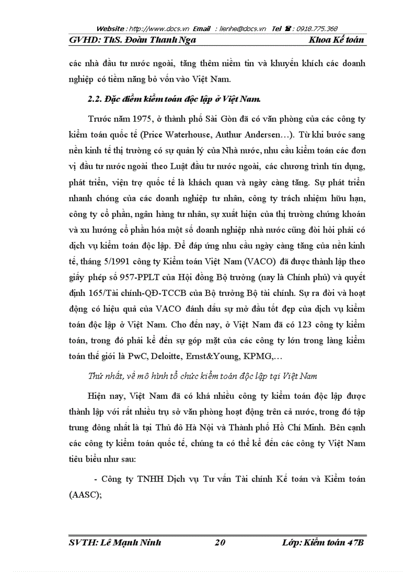 image for page Tìm hiểu về hoạt động kiểm toán độc lập