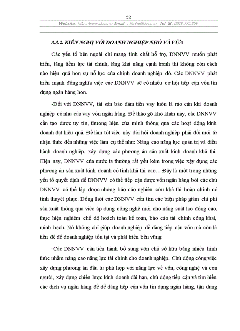 image for page Giải pháp cho nhằm mở rộng cho vay đối với các doanh nghiệp nhỏ và vừa tại Ngân hàng Đầu tư và Phát triển Việt Nam chi nhánh Nam Hà Nội