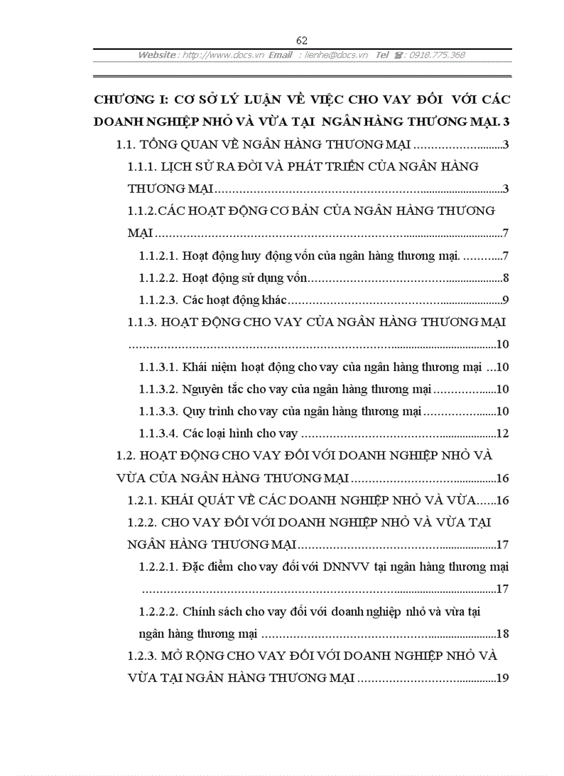 image for page Giải pháp cho nhằm mở rộng cho vay đối với các doanh nghiệp nhỏ và vừa tại Ngân hàng Đầu tư và Phát triển Việt Nam chi nhánh Nam Hà Nội