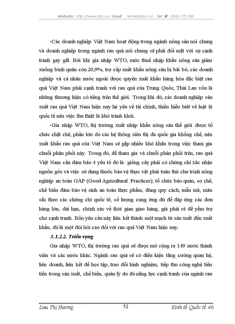 image for page Mở rộng thị trường xuất khẩu rau quả tại Công ty Cổ phần Cung ứng dịch vụ Hàng không