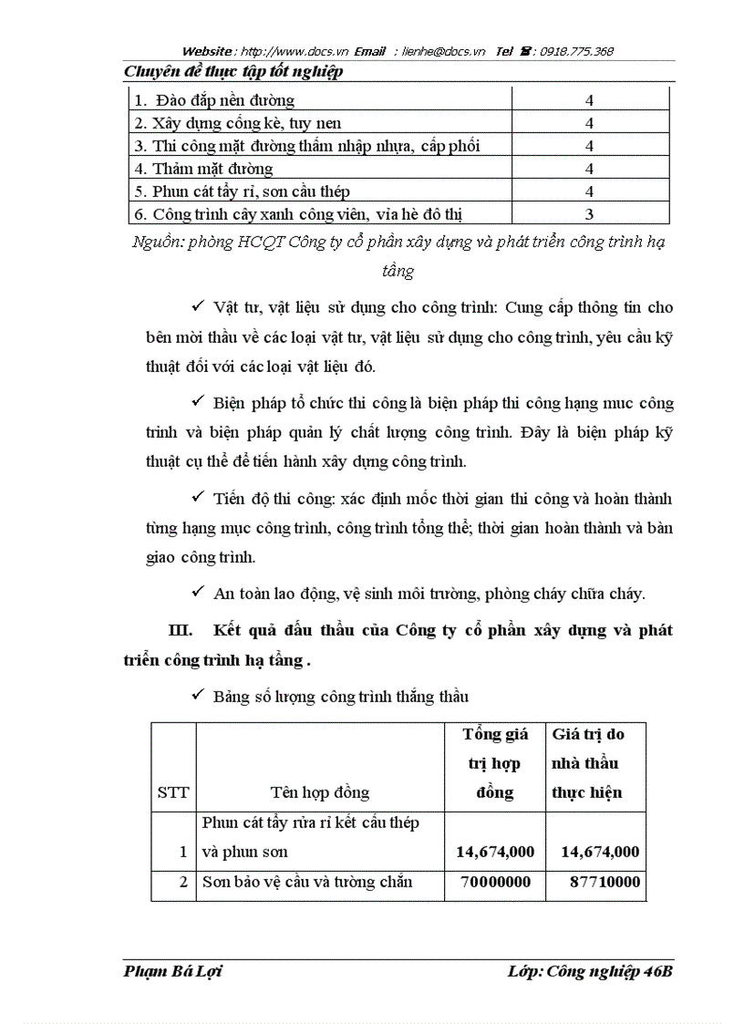 image for page Nâng cao năng lực cạnh tranh trong đấu thầu xây dựng ở Công ty Cổ phần xây dựng và phát triển cơ sở hạ tầng