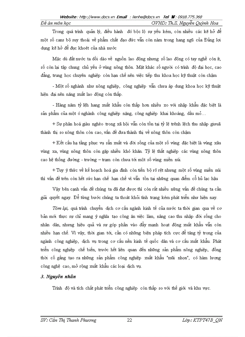 image for page Mối quan hệ giữa tăng trưởng với chuyển dịch cơ cấu ngành kinh tế Liên hệ ở Việt Nam trong giai đoạn từ 1996 đến nay