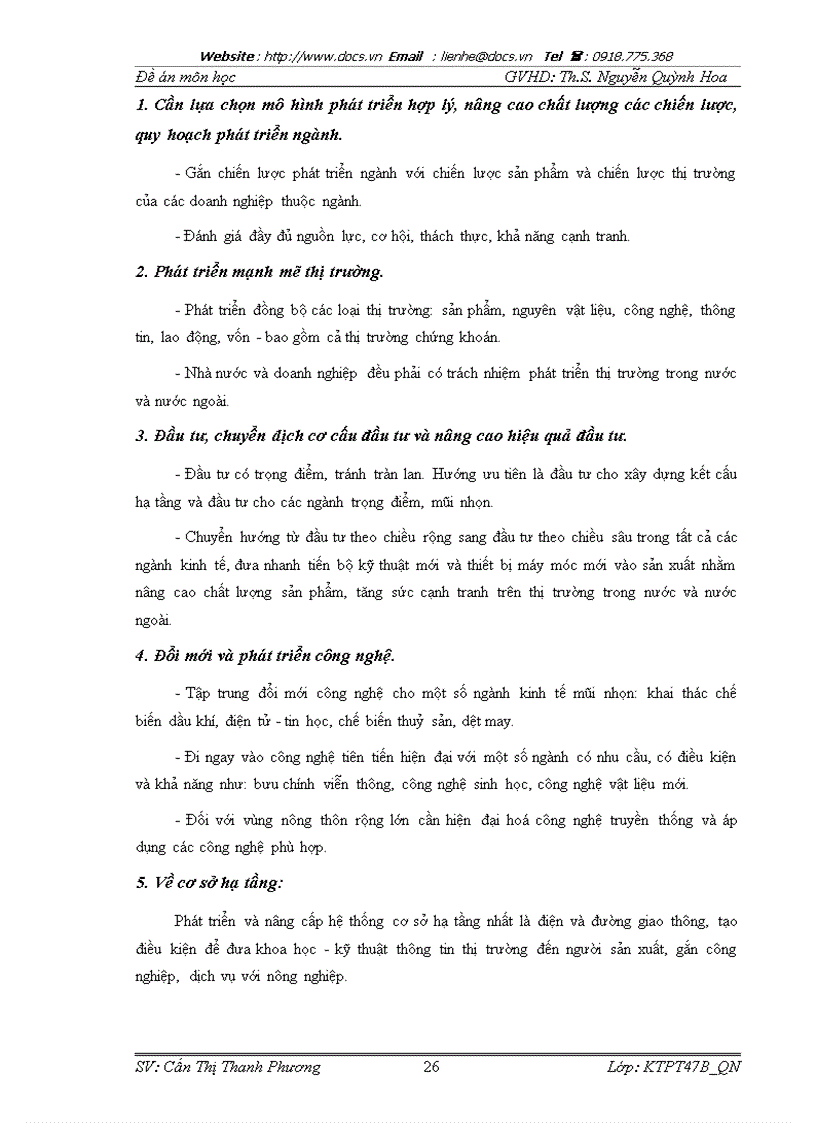 image for page Mối quan hệ giữa tăng trưởng với chuyển dịch cơ cấu ngành kinh tế Liên hệ ở Việt Nam trong giai đoạn từ 1996 đến nay