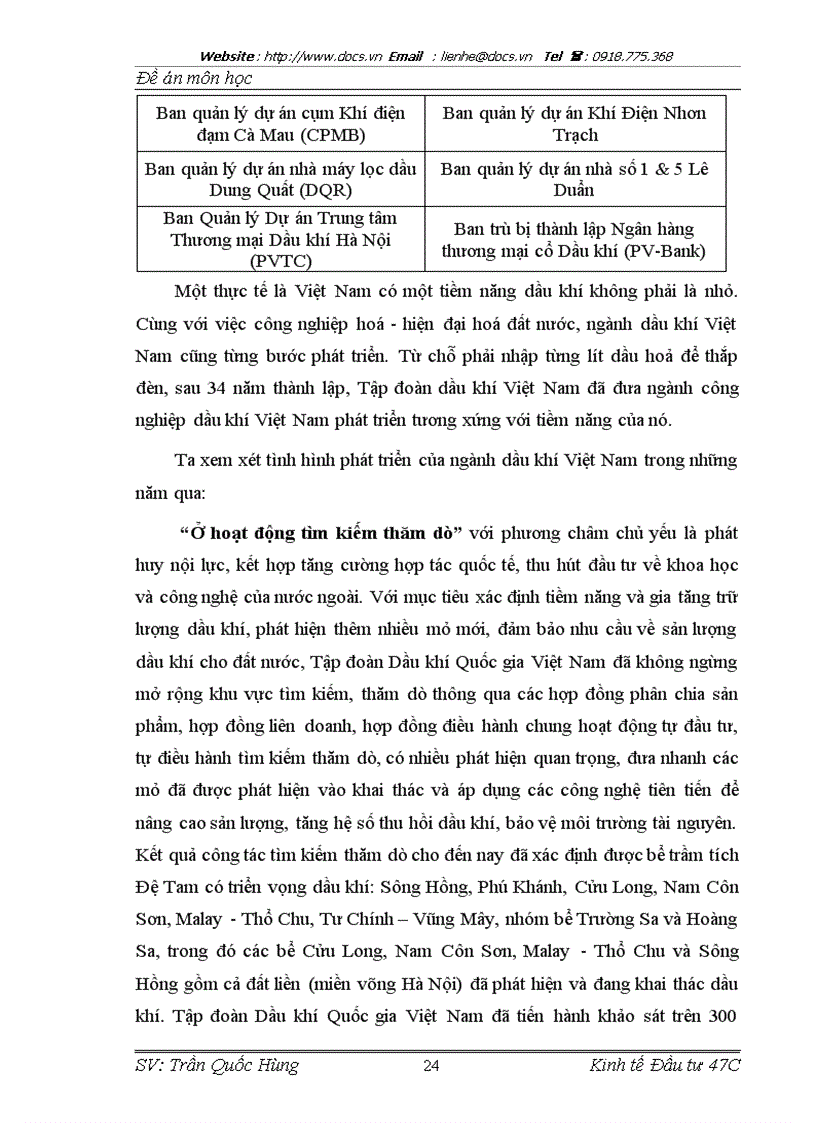 image for page Vấn đề huy động vốn đầu tư vào ngành Dầu khí Việt Nam