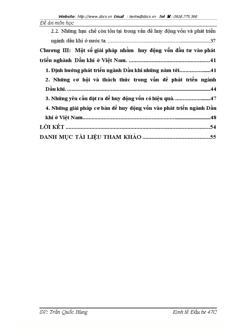 image for page Vấn đề huy động vốn đầu tư vào ngành Dầu khí Việt Nam