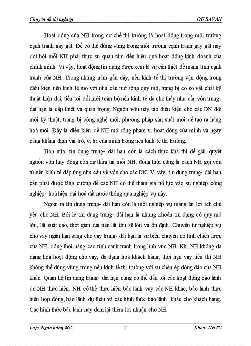 image for page Giải pháp nâng cao hiệu quả tín dụng trung và dài hạn tại chi nhánh ngân hàng đầu tư và phát triển việt nam hà thành