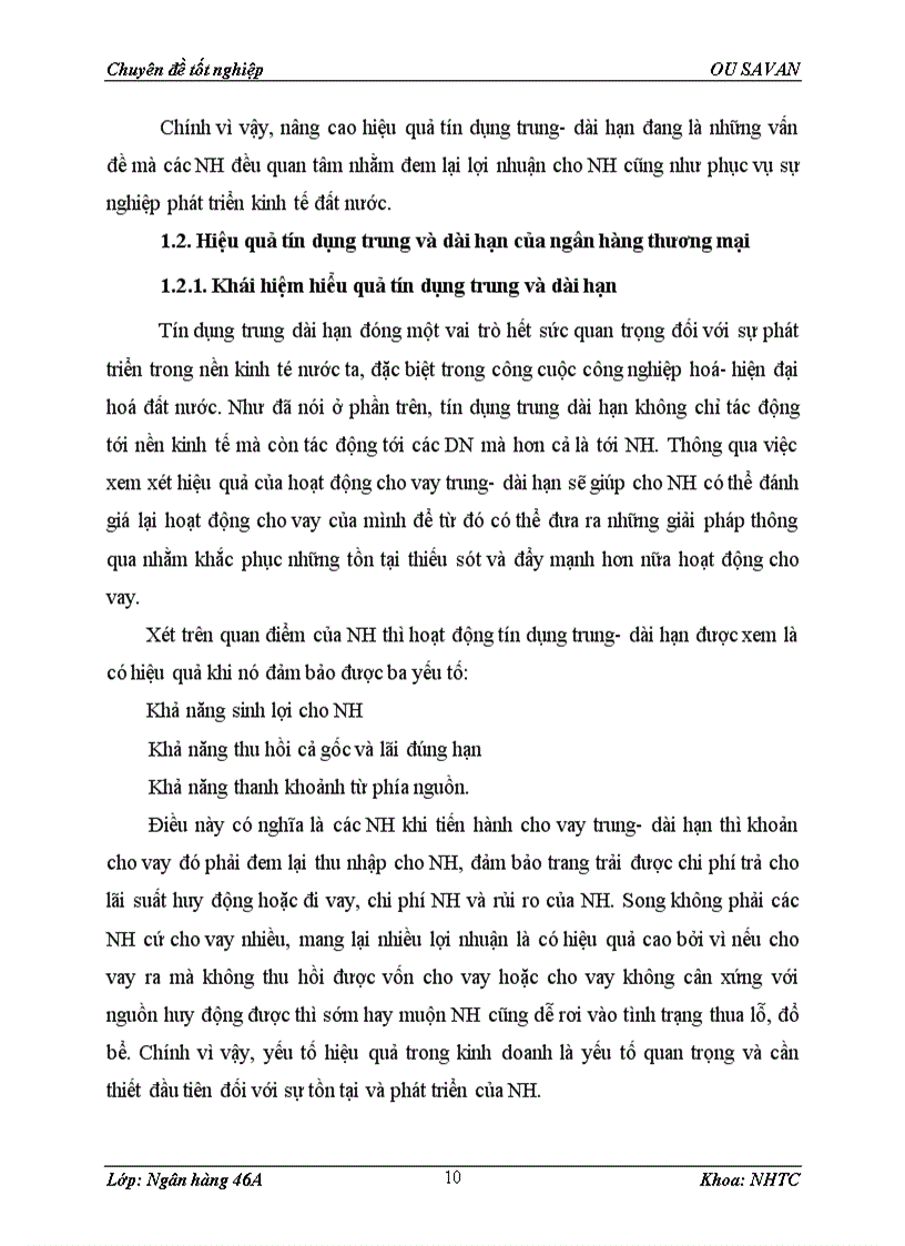 image for page Giải pháp nâng cao hiệu quả tín dụng trung và dài hạn tại chi nhánh ngân hàng đầu tư và phát triển việt nam hà thành