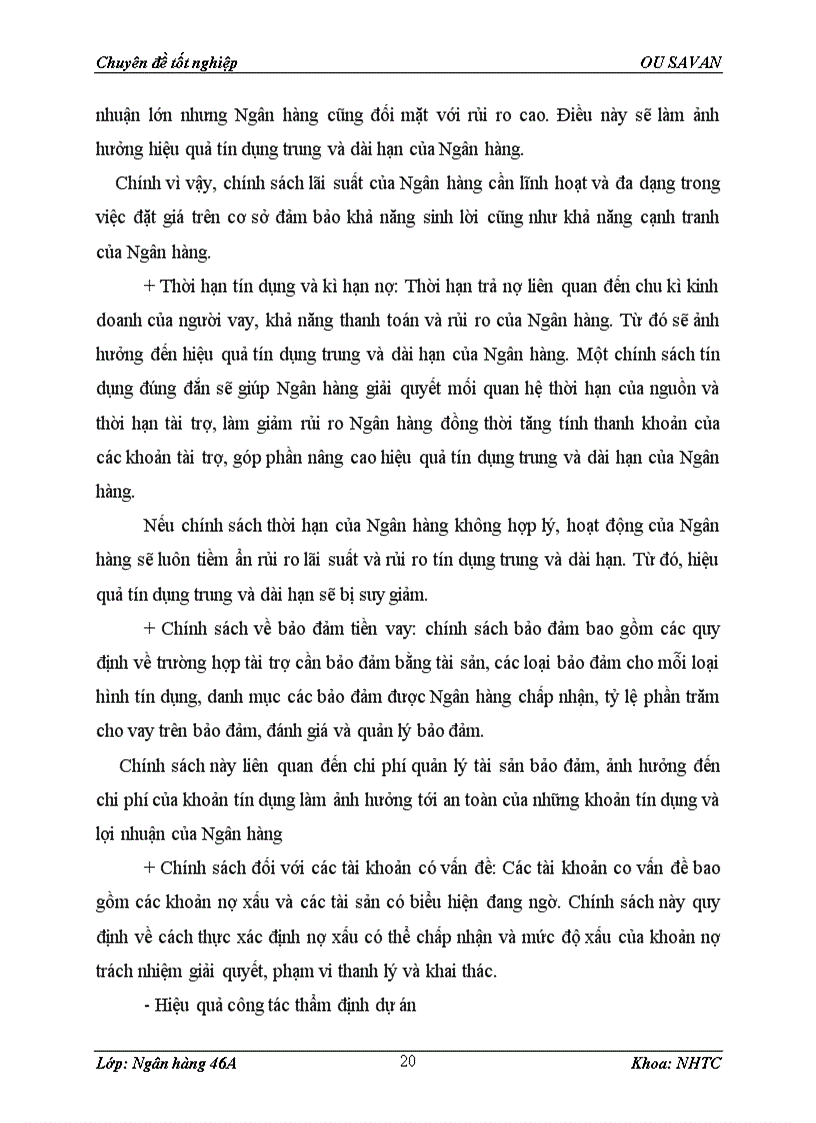 image for page Giải pháp nâng cao hiệu quả tín dụng trung và dài hạn tại chi nhánh ngân hàng đầu tư và phát triển việt nam hà thành