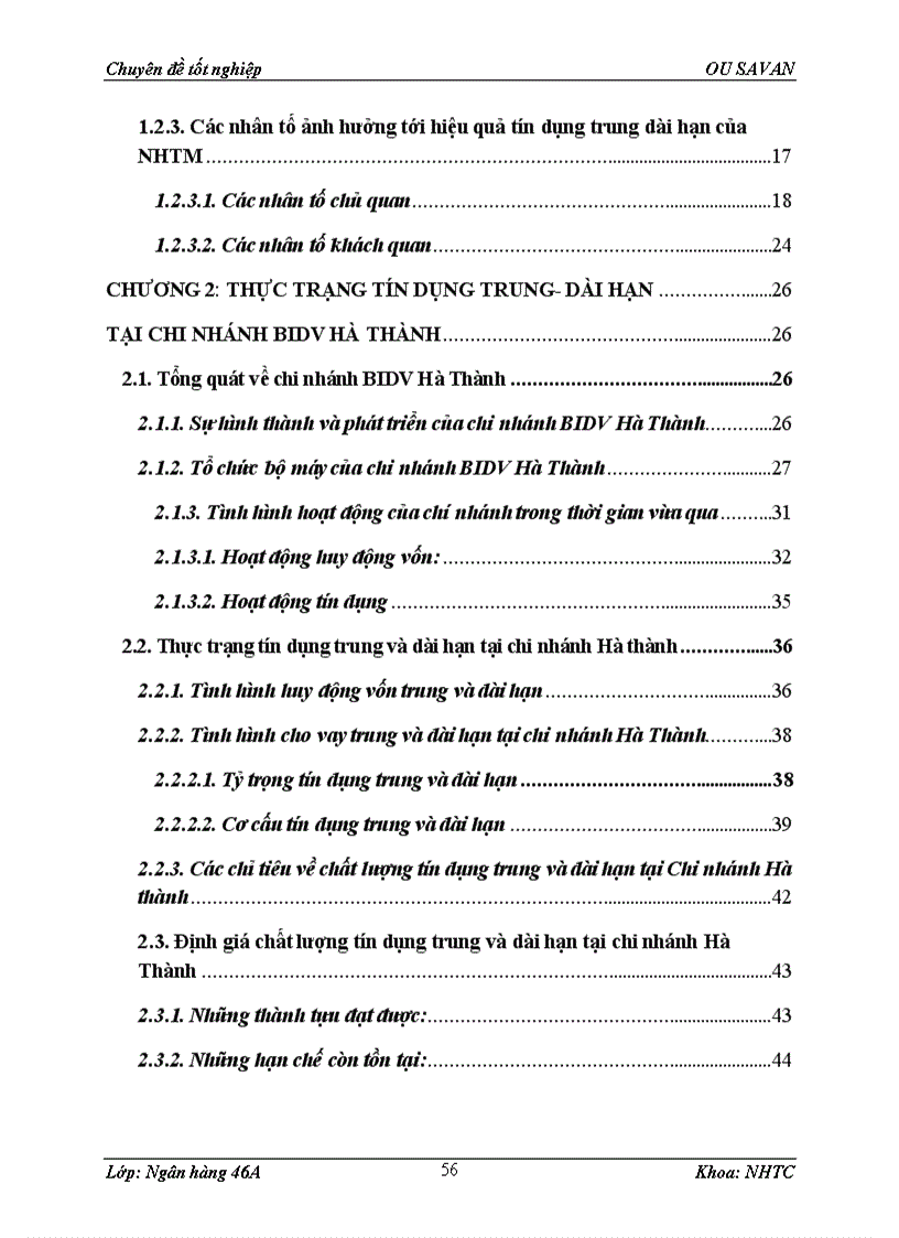 image for page Giải pháp nâng cao hiệu quả tín dụng trung và dài hạn tại chi nhánh ngân hàng đầu tư và phát triển việt nam hà thành