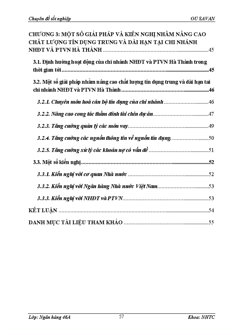 image for page Giải pháp nâng cao hiệu quả tín dụng trung và dài hạn tại chi nhánh ngân hàng đầu tư và phát triển việt nam hà thành