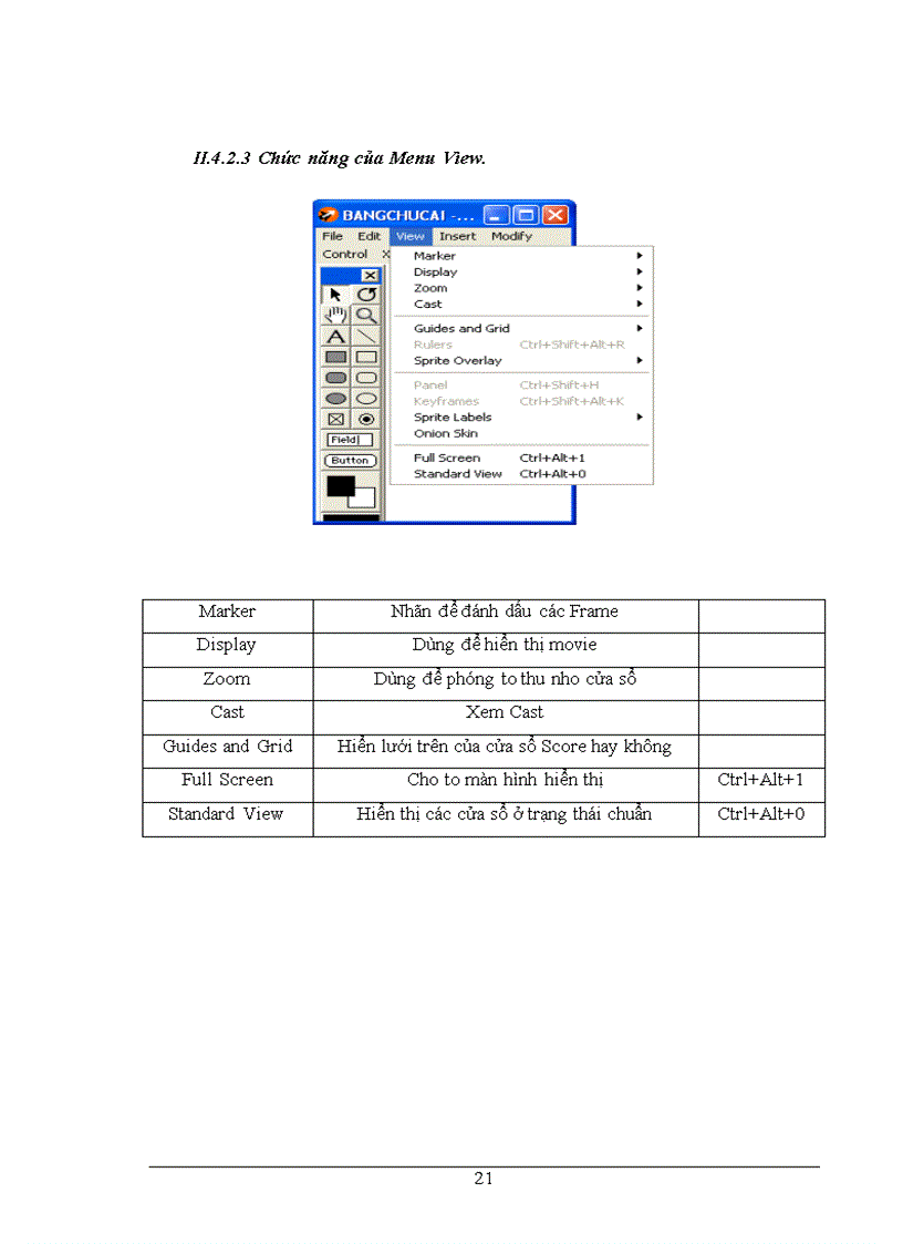image for page Nghiên cứu Macromedia dirictor 8 5 và xây dựng một số ứng dụng hỗ trợ việc dạy và học ở bậc mầm non