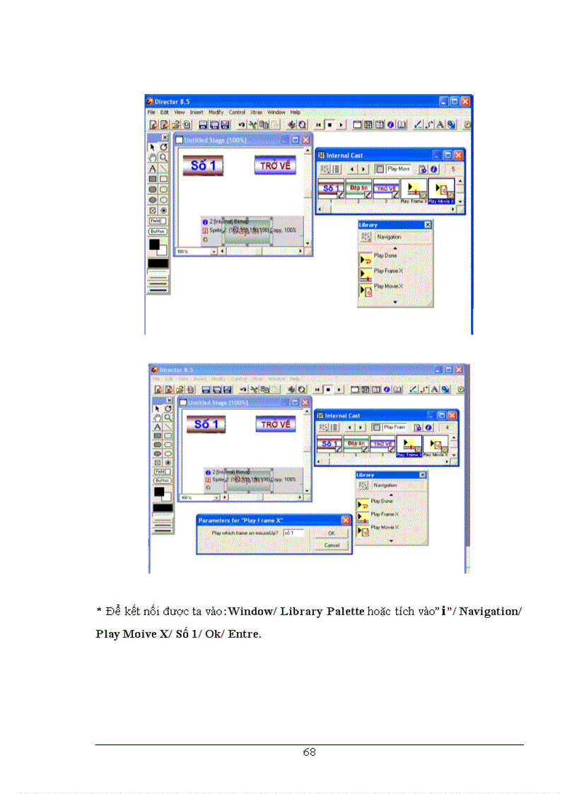 image for page Nghiên cứu Macromedia dirictor 8 5 và xây dựng một số ứng dụng hỗ trợ việc dạy và học ở bậc mầm non