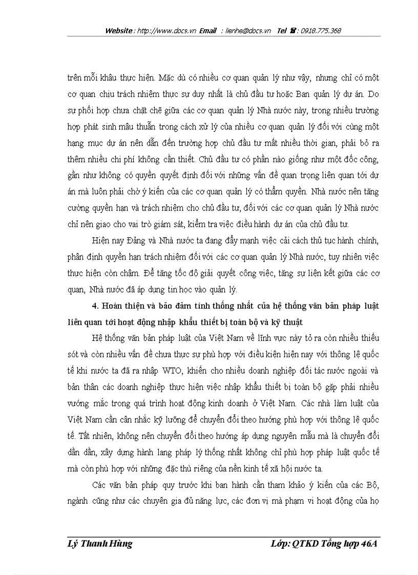 image for page Thực trạng và giải pháp nhằm nâng cao hiệu quả nhập khẩu thiết bị toàn bộ tại Công ty XNK thiết bị toàn bộ và kỹ thuật Technoimport