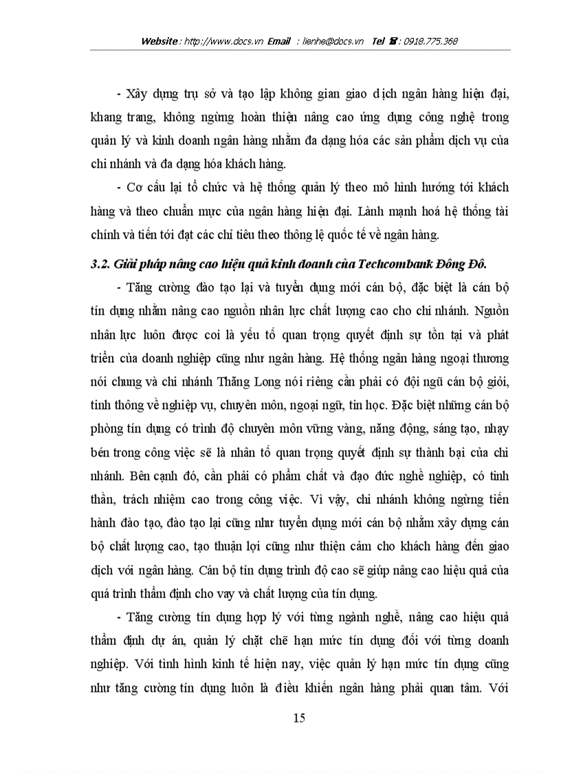 image for page Tại ngânhàng NHTMCP Kỹ Thương TechcomBank Đông Đô lt NHa gt