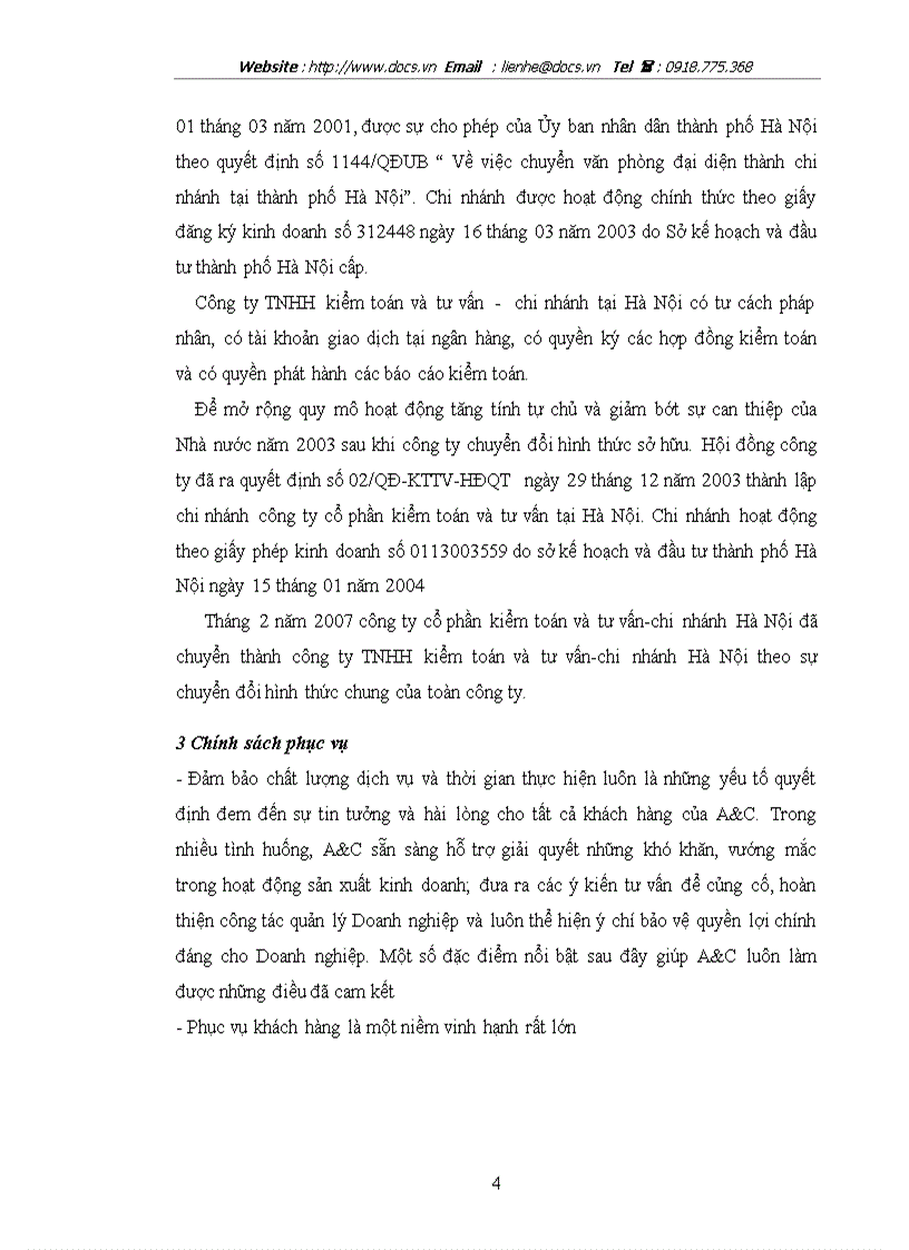 image for page Tại Công ty TNHH kiểm toán và tư vấn A C