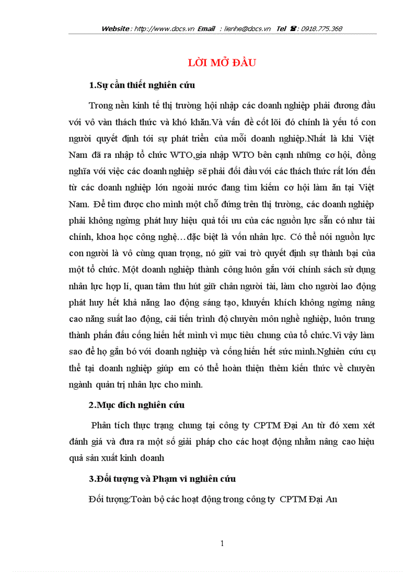 image for page Tại Công ty CPTM Đại An