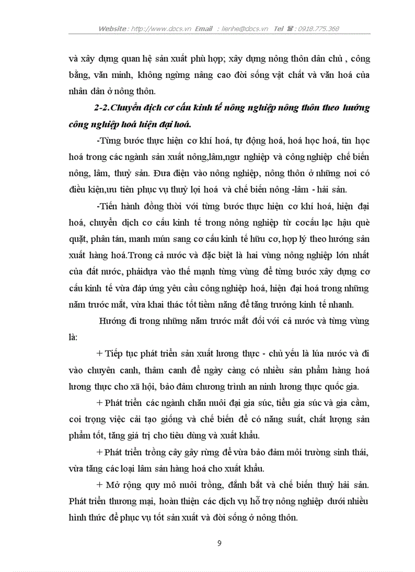 image for page Quá trình công nghiệp hoá hiện đại hoá nông nghiệp và nông thôn ở nước ta