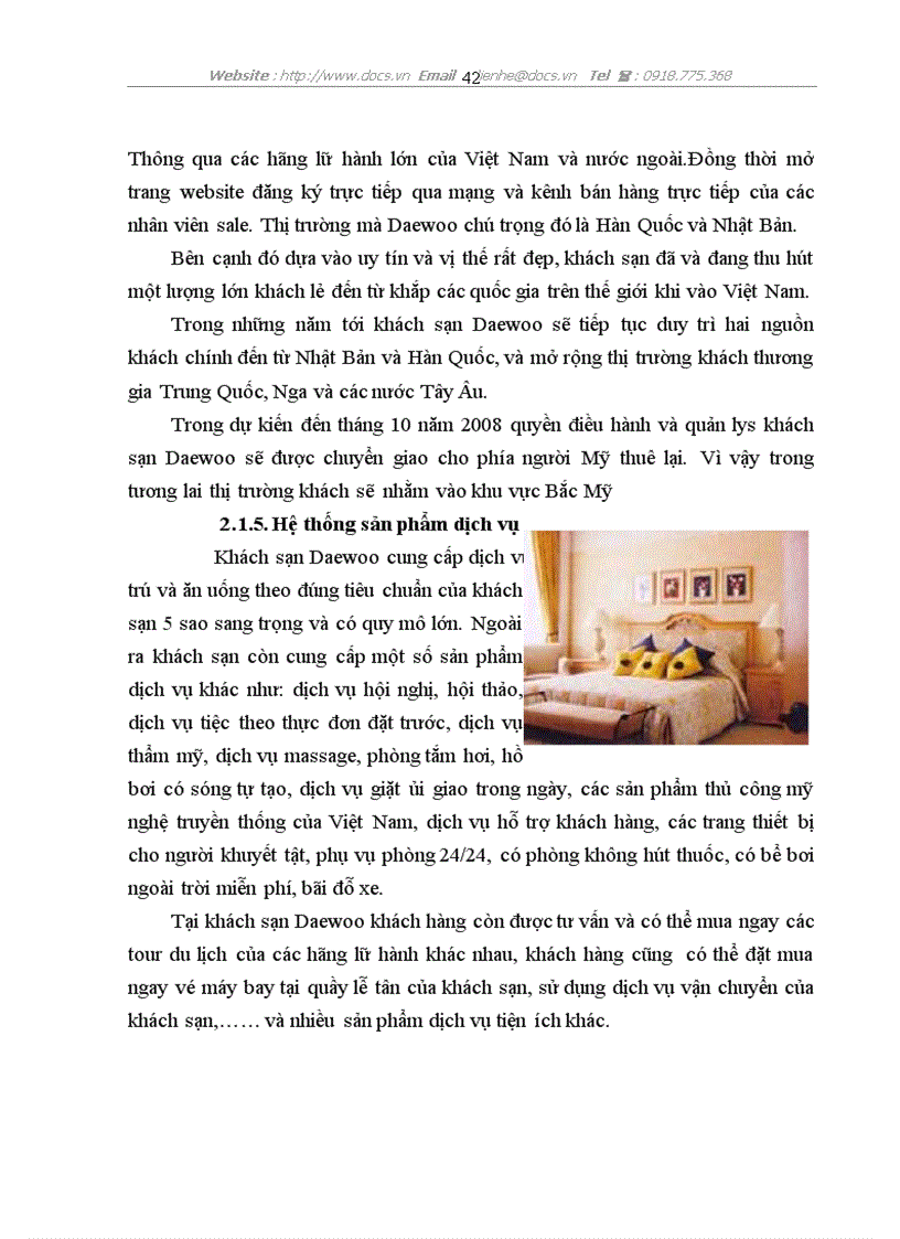 image for page Một số giải pháp nâng cao hiệu quả kinh doanh của bộ phận tiệc tại khách sạn Hà Nội Daewoo