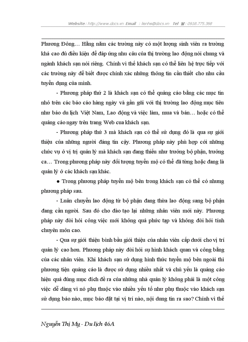 image for page Giải quyết bài toán về quản trị và sử dụng nguồn nhân lực có hiệu quả tại khách sạn Á Châu