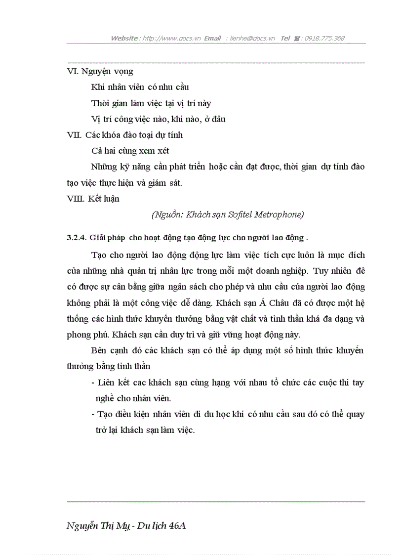 image for page Giải quyết bài toán về quản trị và sử dụng nguồn nhân lực có hiệu quả tại khách sạn Á Châu