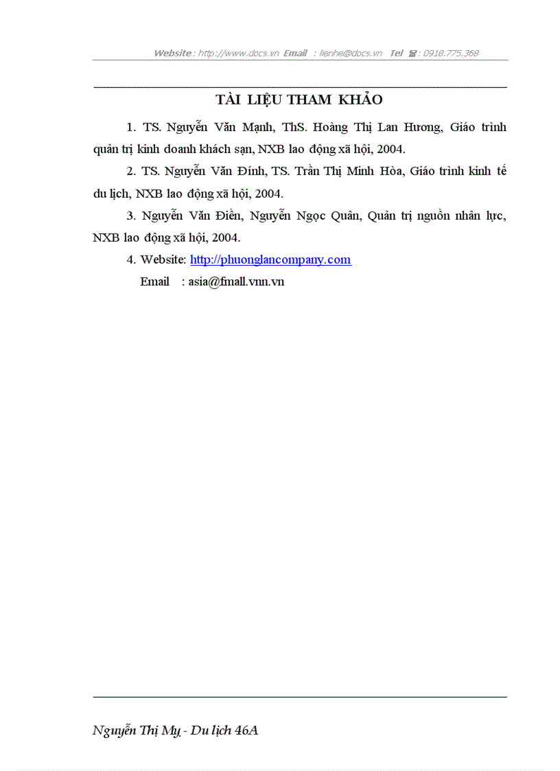 image for page Giải quyết bài toán về quản trị và sử dụng nguồn nhân lực có hiệu quả tại khách sạn Á Châu