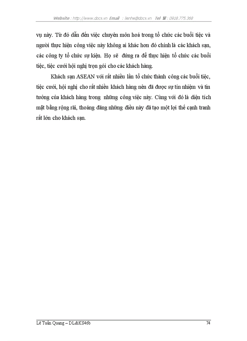 image for page Giải pháp nâng cao chất lượng dịch vụ trong kinh doanh nhà hàng tại khách sạn Quốc tế ASEAN