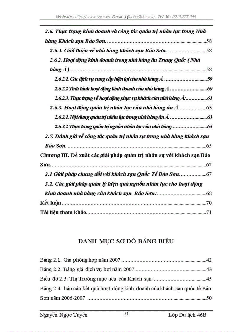 image for page Hoàn thiện công tác quản trị nhân lực trong nhà hàng khách sạn Bảo Sơn