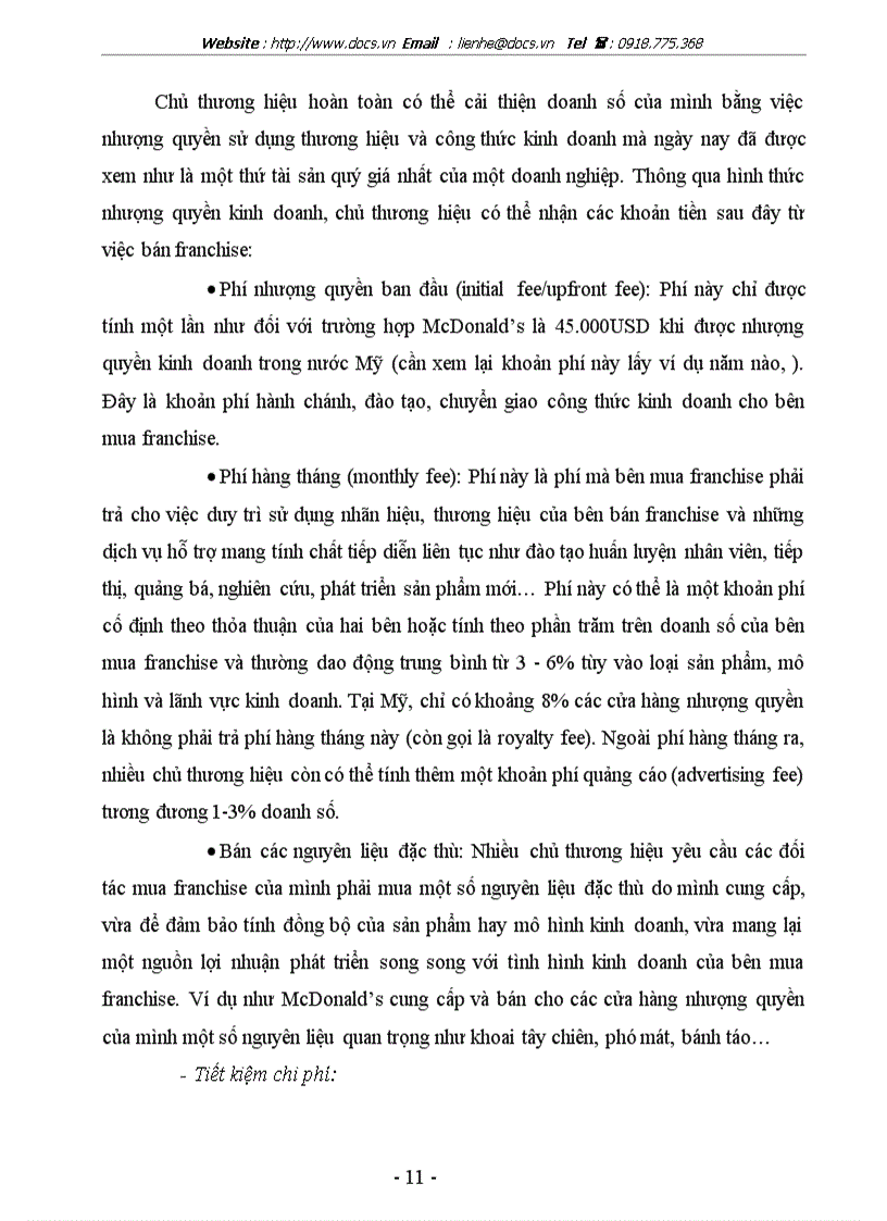 image for page Nhượng quyền thương mại và thực trạng tại Việt Nam