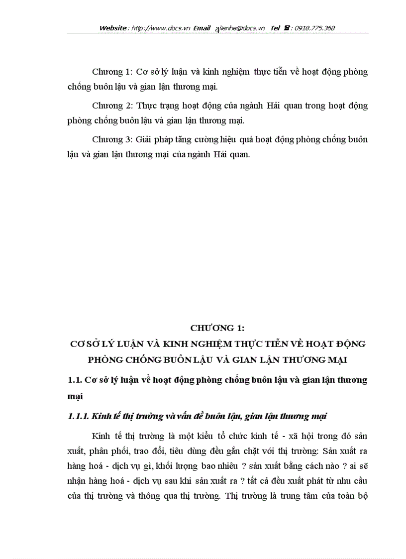 Hoạt động phòng chống buôn lậu và gian lận thương mại của ngành Hải quan Thực trạng và giải pháp lt Ths gt