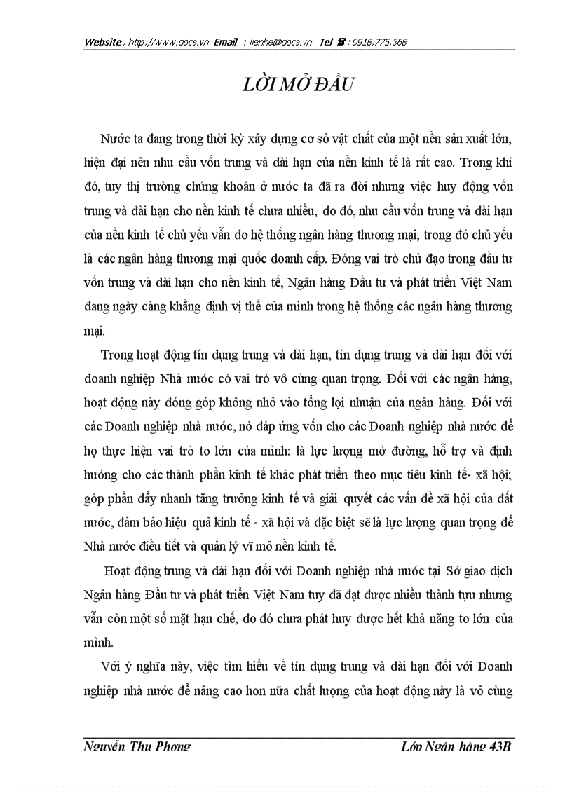 image for page Giải pháp nâng cao chất lượng tín dụng trung và dài hạn đối với Doanh nghiệp Nhà nước tại Sở giao dịch Ngân hàng đầu tư và phát triển Việt Nam
