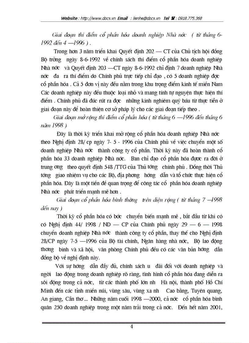 image for page Quá trình cổ phần hóa doanh nghiệp Nhà nước ở Việt nam và tình hình cổ phần hóa thực tế ở công ty cổ phần sứ Bát Tràng