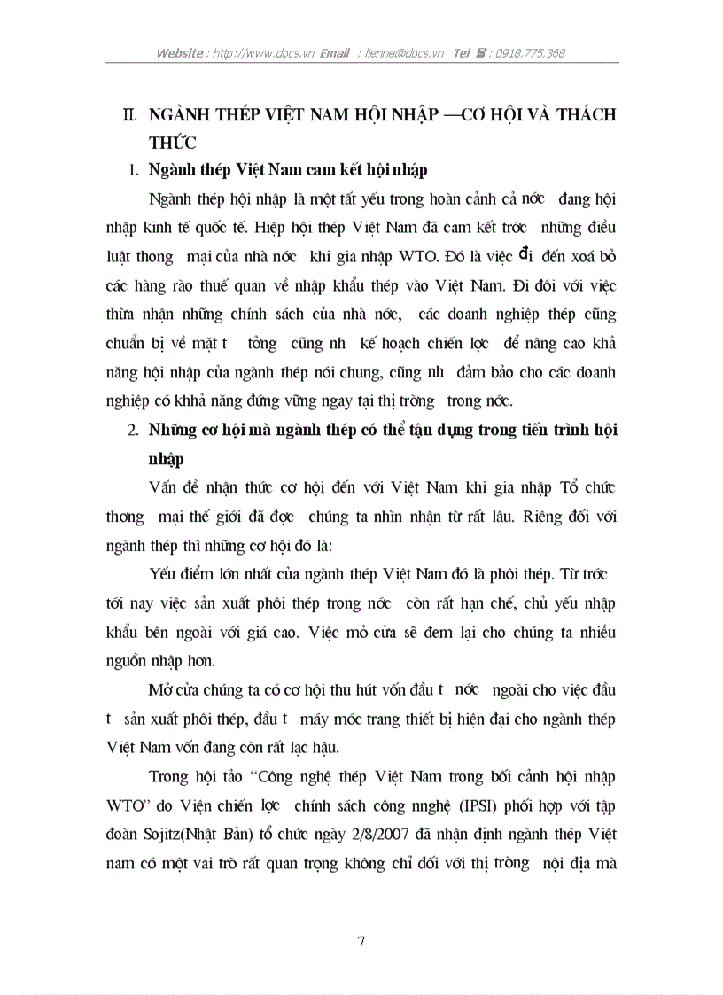 image for page Tác động của việc ra nhập tổ chức thương mại thế giới WTO tới ngành thép Việt Nam