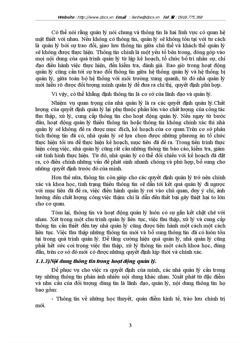 image for page Công tác thu thập xử lý cung cấp thông tin của vp bcn phục vụ hoạt động quản lý của lđb