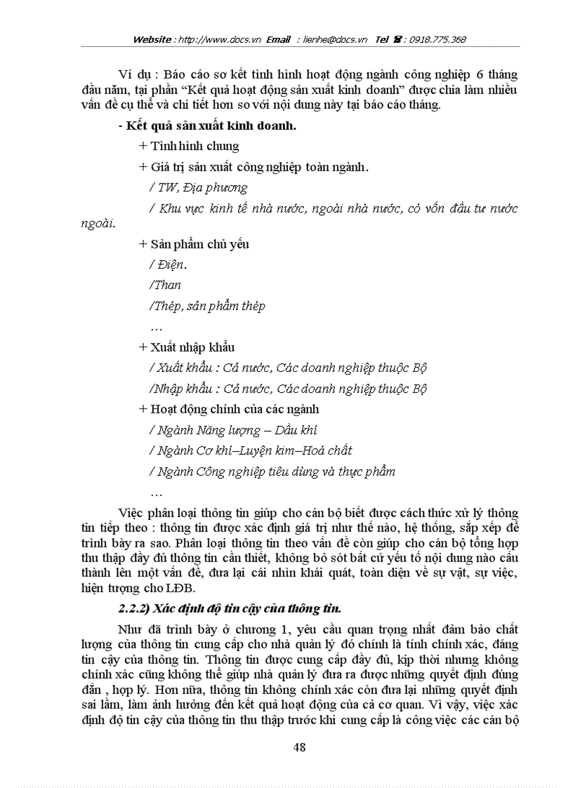 image for page Công tác thu thập xử lý cung cấp thông tin của vp bcn phục vụ hoạt động quản lý của lđb