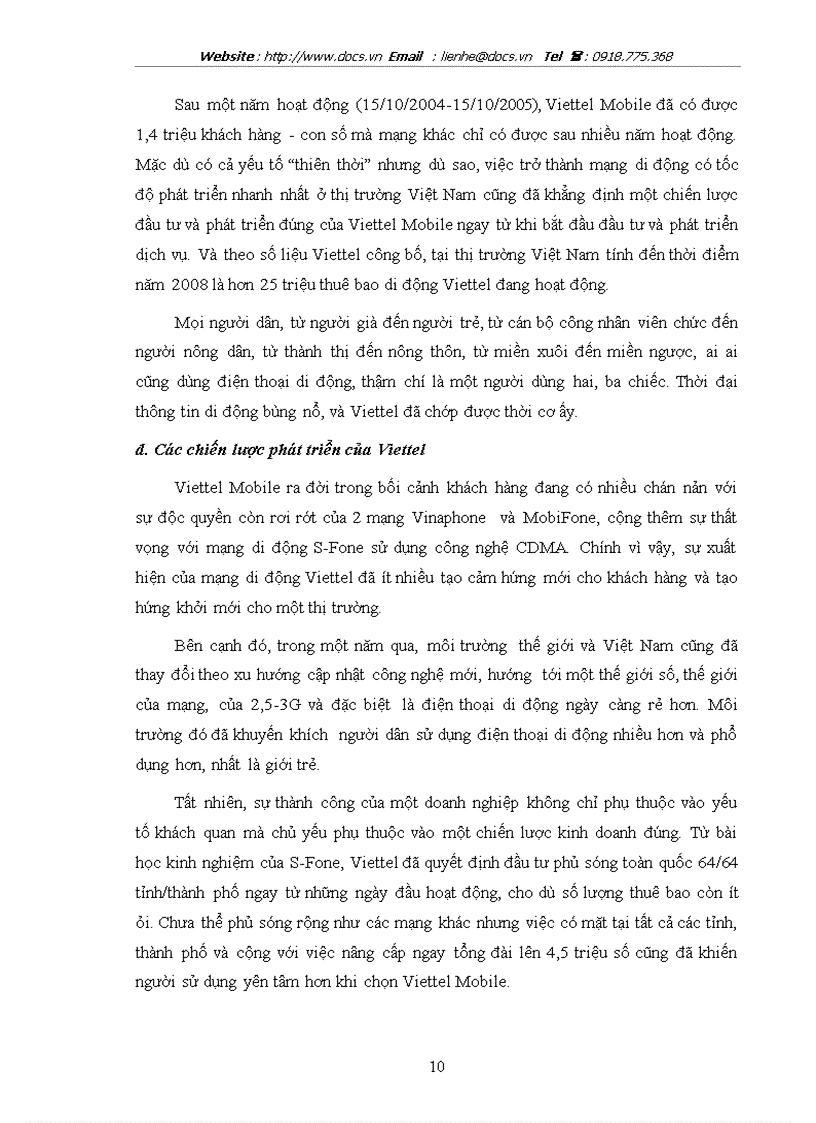 image for page Giới thiệu chung về công ty viễn thông Viettel