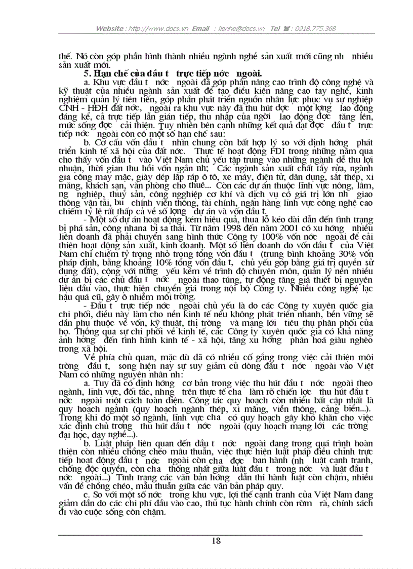 image for page Vấn đề thu hút FDI ở VN