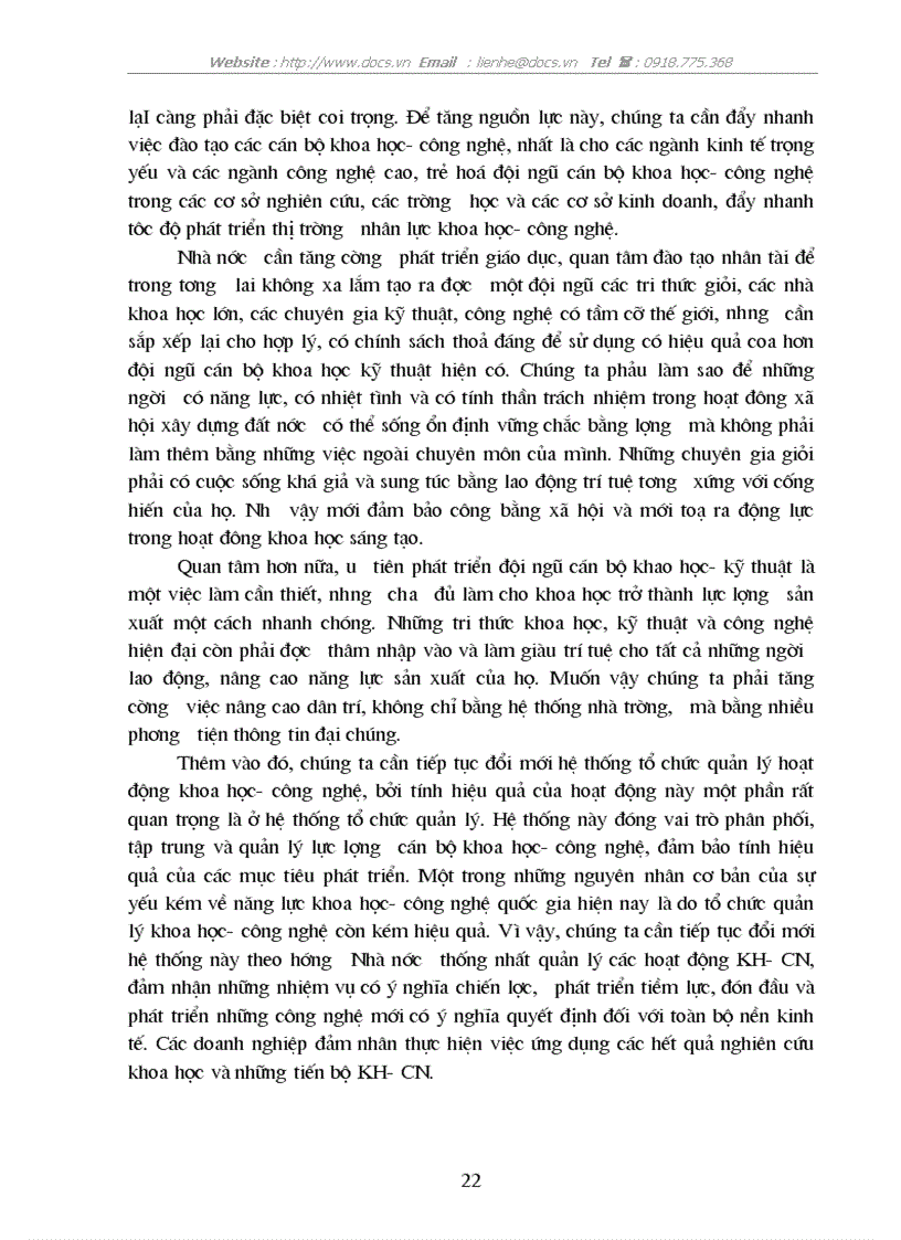 image for page Vai trò của khoa học công nghệ trong quá trình CNH HĐH ở nước ta