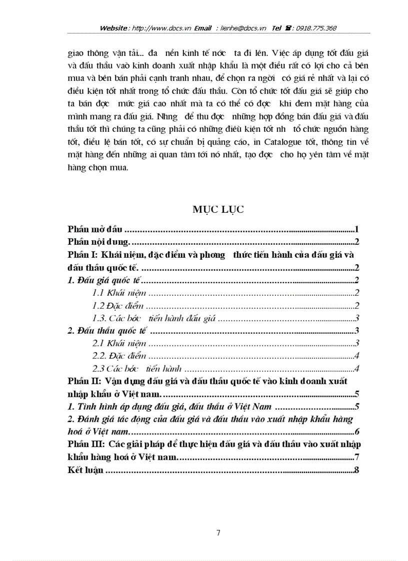 image for page Đấu giá đấu thầu quốc tế đặc điểm phương thức tiến hành tình hình áp dụng và giải pháp của hai phương thức giao dịch này trong mua bán hàng hoá