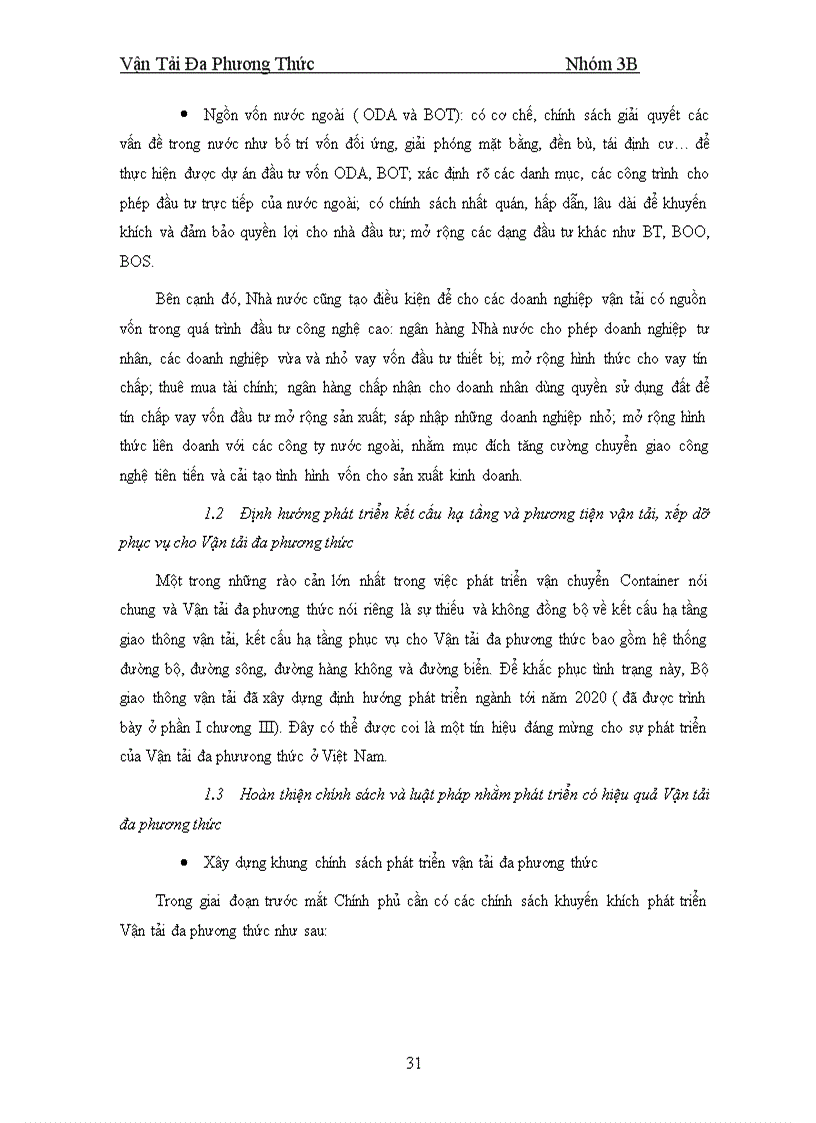 image for page Vận tải đa phương thức trong giao nhận vận tải quốc tế Thực trạng và giải pháp tại Việt Nam