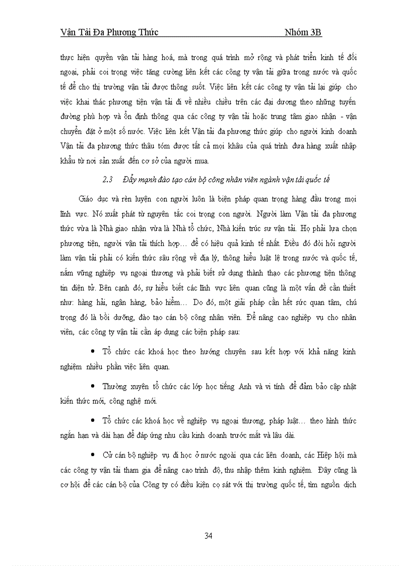 image for page Vận tải đa phương thức trong giao nhận vận tải quốc tế Thực trạng và giải pháp tại Việt Nam