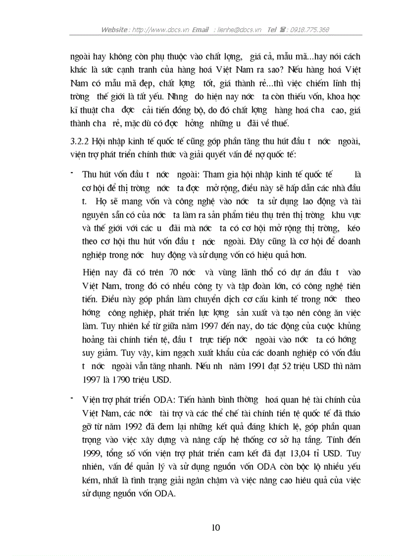 image for page Nền kinh tế hàng hoá nước ta trong quá trình hội nhập kinh tế quốc tế