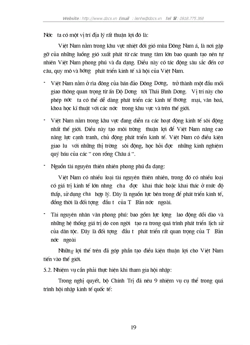 image for page Nền kinh tế hàng hoá nước ta trong quá trình hội nhập kinh tế quốc tế