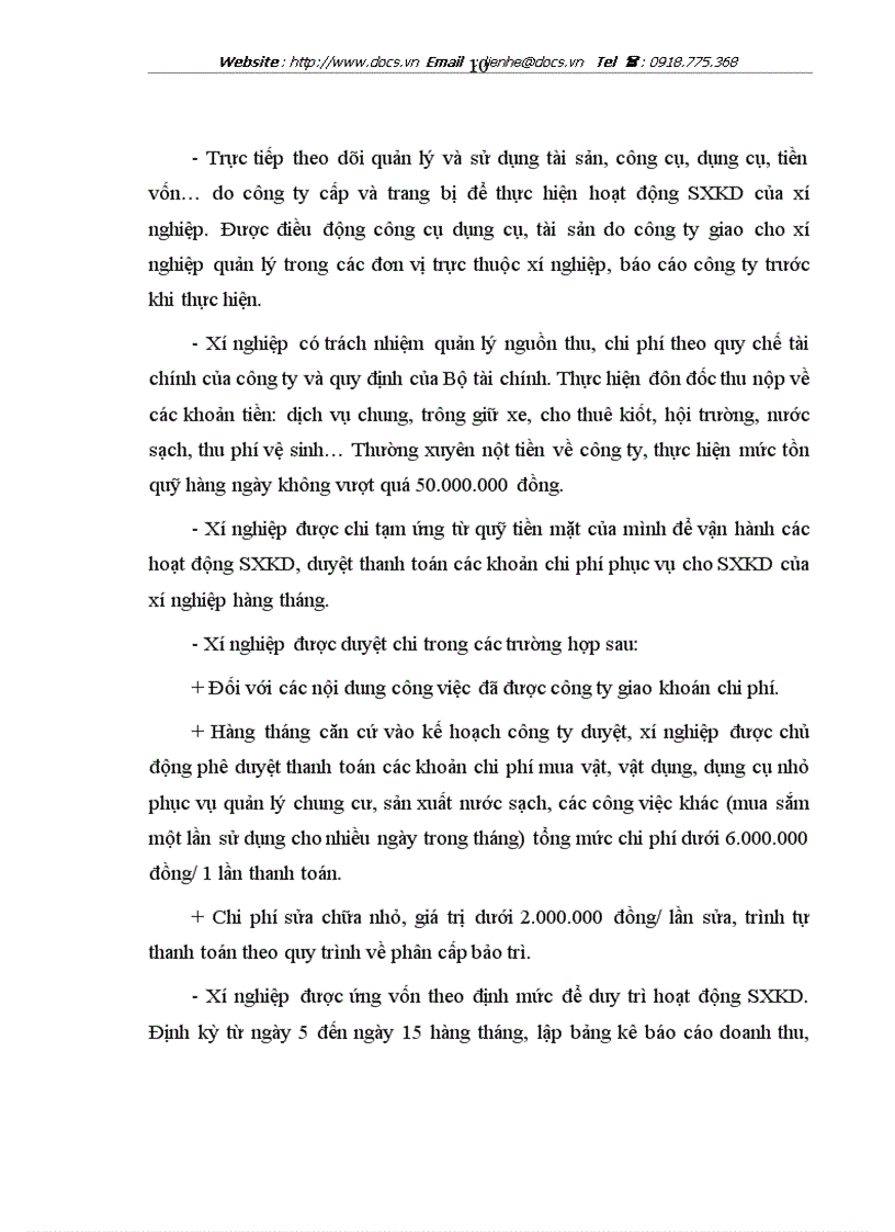 image for page Tại chi nhánh Công ty TNHH Nhà nước 1 thành viên dịch vụ nhà ở và khu đô thị xí nghiệp 3